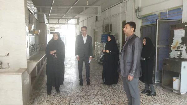 بازدید ناظر سازمان مرکزی و کارشناس مسئول امور دانشجویی مدیریت امور پردیس های دانشگاه فرهنگیان استان از مرکز آموزش عالی حضرت خدیجه کبری(س) دزفول 7