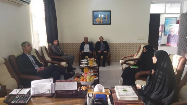 ازدید رئیس اداره طرح، برنامه و بودجه و امور مالی مدیریت امور پردیس های استان از مرکز آموزش عالی حضرت خدیجه کبری (س) دزفول  6