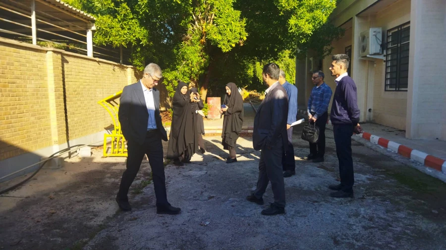 ازدید رئیس اداره طرح، برنامه و بودجه و امور مالی مدیریت امور پردیس های استان از مرکز آموزش عالی حضرت خدیجه کبری (س) دزفول  7