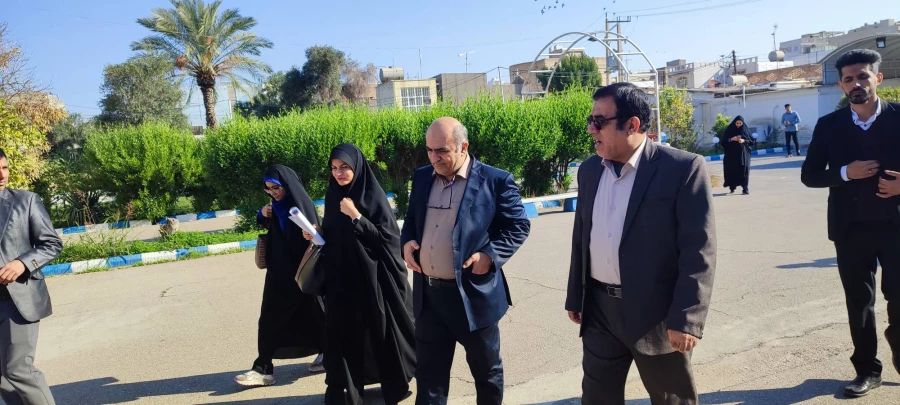 بازدید معاون هماهنگی مدیریت امور پردیس های استان خوزستان و معماری از سازمان مرکزی دانشگاه فرهنگیان از مرکز آموزش عالی حضرت خدیجه کبری (س) 5