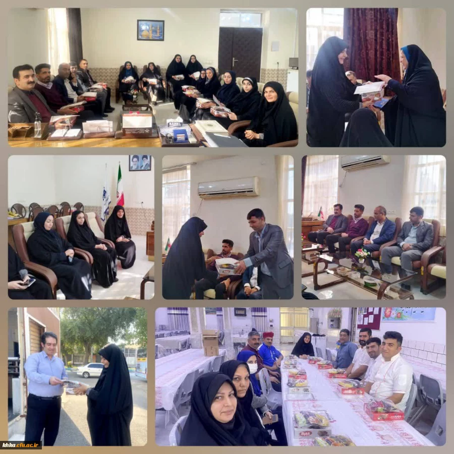 تقدیر از کارکنان مرکز آموزش عالی حضرت خدیجه کبری(س) به مناسبت ولادت باسعادت امام علی (ع) 2