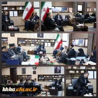 رگزاری جلسه با فرمانداری شهرستان دزفول جهت هماهنگی های لازم برای برپایی جشنواره کشوری سرود و هنرهای نمایشی 2