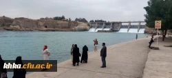 گزارش تصویری دانشجو معلمان در گردشگری از آثار تاریخی و معنوی مهد مقاومت دزفول 3