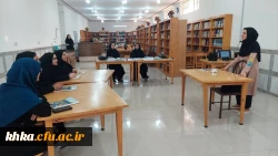 برگزاری مرحله مقدماتی دوازدهمین جشنواره تخصصی تدریس برتر مرکز آموزش عالی حضرت خدیجه کبری (س) دزفول 
 7