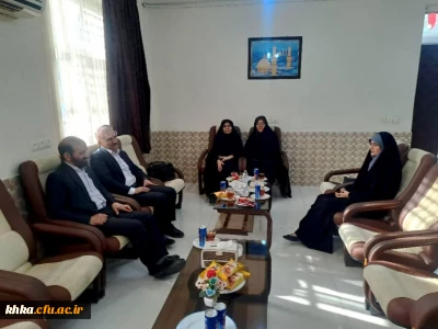 بازدید معاون آموزشی سازمان مرکزی دانشگاه فرهنگیان از مرکز آموزش عالی حضرت خدیجه کبری(س) دزفول