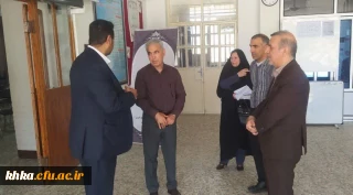 بازدید ریاست دانشگاه فرهنگیان استان از مرکز آموزش عالی حضرت خدیجه کبری(س)