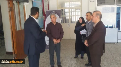 بازدید ریاست دانشگاه فرهنگیان استان از مرکز آموزش عالی حضرت خدیجه کبری(س)