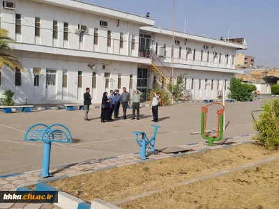 بازدید هیئت دفتر برنامه و بودجه و امور عمرانی سازمان مرکزی دانشگاه فرهنگیان از مرکز آموزش عالی حضرت خدیجه کبری (س) دزفول