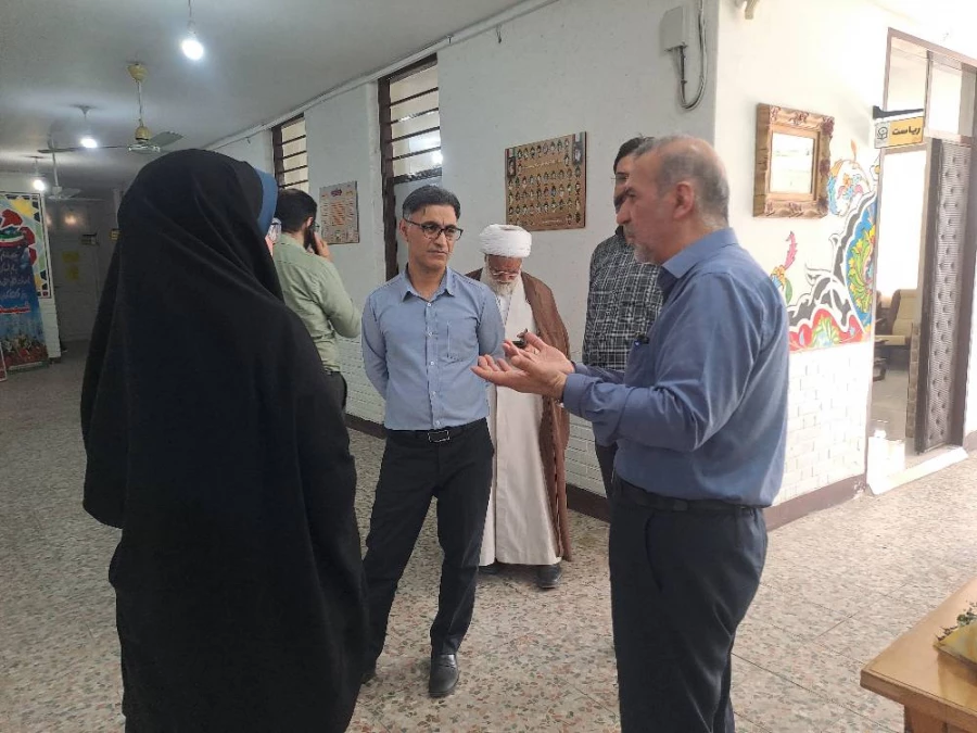 بازدید هیئت دفتر برنامه و بودجه و امور عمرانی سازمان مرکزی دانشگاه فرهنگیان از مرکز آموزش عالی حضرت خدیجه کبری (س) دزفول 4