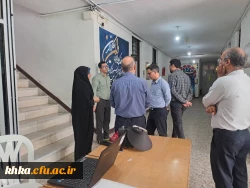 بازدید هیئت دفتر برنامه و بودجه و امور عمرانی سازمان مرکزی دانشگاه فرهنگیان از مرکز آموزش عالی حضرت خدیجه کبری (س) دزفول 6