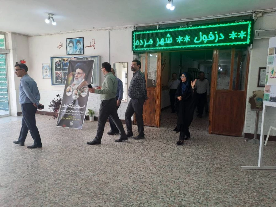 بازدید هیئت دفتر برنامه و بودجه و امور عمرانی سازمان مرکزی دانشگاه فرهنگیان از مرکز آموزش عالی حضرت خدیجه کبری (س) دزفول 9