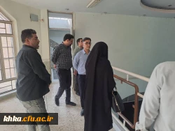 بازدید هیئت دفتر برنامه و بودجه و امور عمرانی سازمان مرکزی دانشگاه فرهنگیان از مرکز آموزش عالی حضرت خدیجه کبری (س) دزفول 14