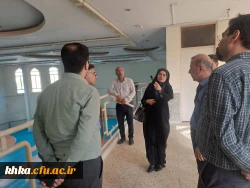 بازدید هیئت دفتر برنامه و بودجه و امور عمرانی سازمان مرکزی دانشگاه فرهنگیان از مرکز آموزش عالی حضرت خدیجه کبری (س) دزفول 15