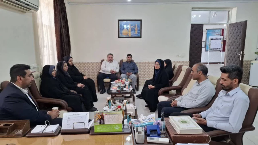 بازدید ادواری هیأت نظارت، ارزیابی و تضمین کیفیت دانشگاه فرهنگیان استان از مرکز آموزش عالی حضرت خدیجه کبری (س) دزفول 3