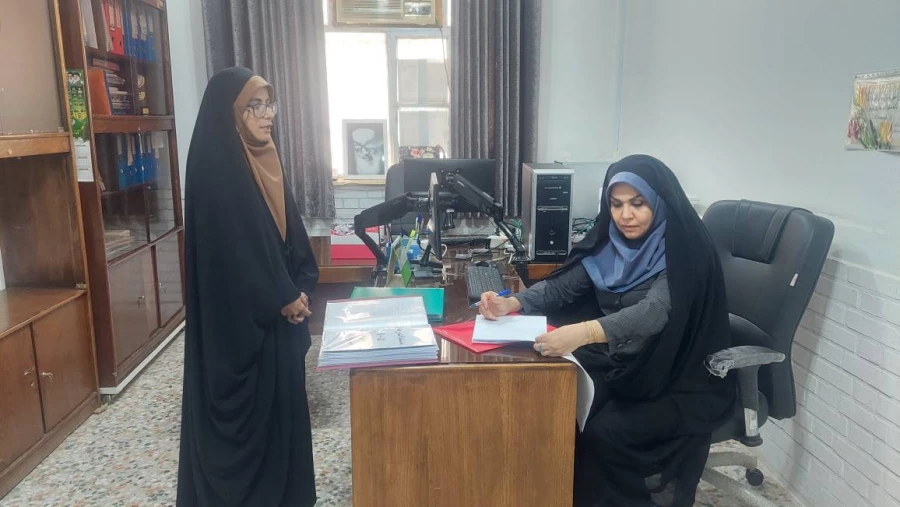 بازدید ادواری هیأت نظارت، ارزیابی و تضمین کیفیت دانشگاه فرهنگیان استان از مرکز آموزش عالی حضرت خدیجه کبری (س) دزفول 5