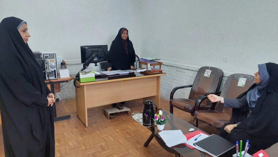 بازدید ادواری هیأت نظارت، ارزیابی و تضمین کیفیت دانشگاه فرهنگیان استان از مرکز آموزش عالی حضرت خدیجه کبری (س) دزفول 7