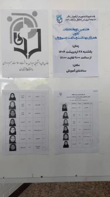 برگزاری هشتمین دوره انتخابات کانون همیاران سلامت و بهداشت جسم و روان  11