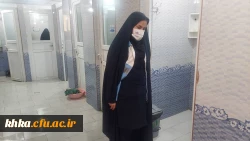 بازدید عوامل مرکز بهداشت شهرستان از سرای دانشجویی مرکز خدیجه کبری (س) دزفول 2