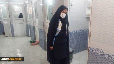 بازدید عوامل مرکز بهداشت شهرستان از سرای دانشجویی مرکز خدیجه کبری (س) دزفول