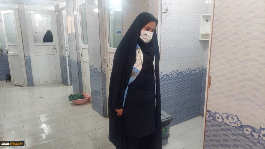 بازدید عوامل مرکز بهداشت شهرستان از سرای دانشجویی مرکز خدیجه کبری (س) دزفول 2