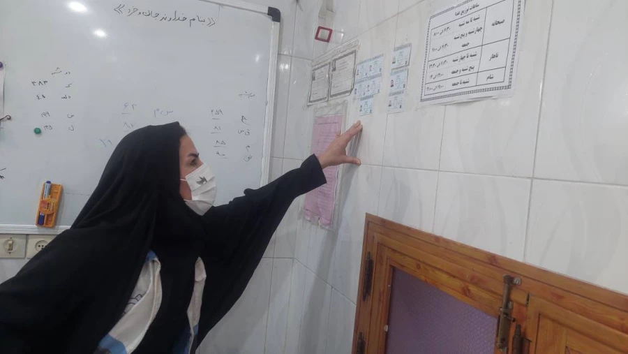 بازدید عوامل مرکز بهداشت شهرستان از سرای دانشجویی مرکز خدیجه کبری (س) دزفول 6