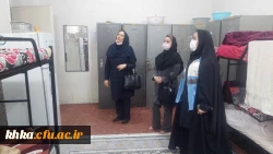 بازدید عوامل مرکز بهداشت شهرستان از سرای دانشجویی مرکز خدیجه کبری (س) دزفول 9