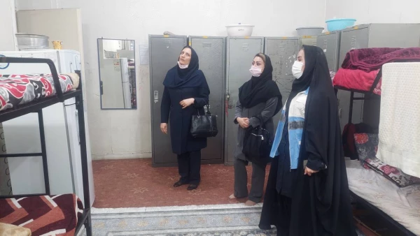 بازدید عوامل مرکز بهداشت شهرستان از سرای دانشجویی مرکز خدیجه کبری (س) دزفول 9