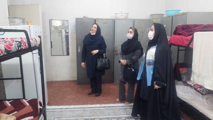 بازدید عوامل مرکز بهداشت شهرستان از سرای دانشجویی مرکز خدیجه کبری (س) دزفول 9