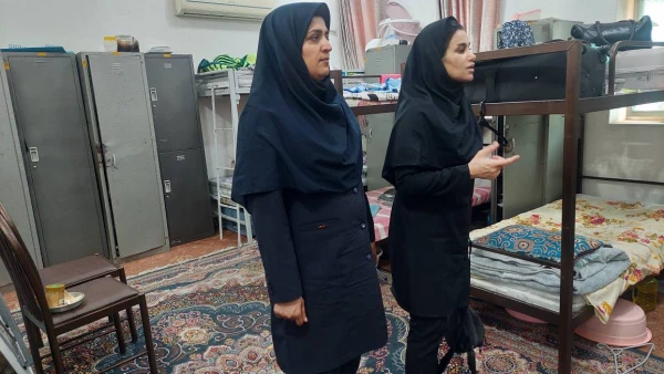 بازدید عوامل مرکز بهداشت شهرستان از سرای دانشجویی مرکز خدیجه کبری (س) دزفول 2