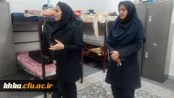 بازدید عوامل مرکز بهداشت شهرستان از سرای دانشجویی مرکز خدیجه کبری (س) دزفول 3