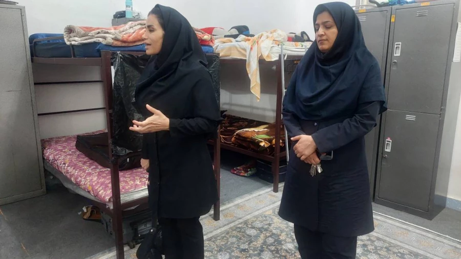 بازدید عوامل مرکز بهداشت شهرستان از سرای دانشجویی مرکز خدیجه کبری (س) دزفول 3