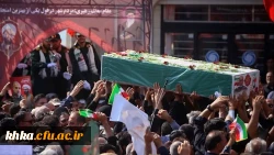 تجدید میثاق با آرمان های شهدای اقتدار در تشییع پرشکوه پیکر سپهبد شهید غلامعلی رشید و فرزند دلاورشان در دزفول
 2