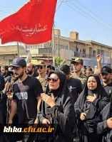 تجدید میثاق با آرمان های شهدای اقتدار در تشییع پرشکوه پیکر سپهبد شهید غلامعلی رشید و فرزند دلاورشان در دزفول
 6