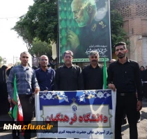 تجدید میثاق با آرمان های شهدای اقتدار در تشییع پرشکوه پیکر سپهبد شهید غلامعلی رشید و فرزند دلاورشان در دزفول
 8