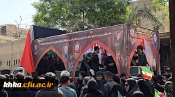 تجدید میثاق با آرمان های شهدای اقتدار در تشییع پرشکوه پیکر سپهبد شهید غلامعلی رشید و فرزند دلاورشان در دزفول
 9