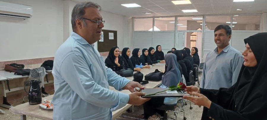 آیین استقبال از اساتید و دانشجومعلمان همزمان با آغاز سال تحصیلی جدید 9