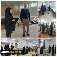 بازدید نماینده حوزه دانشجویی سازمان مرکزی از مرکز آموزش عالی حضرت خدیجه کبری(س) 2