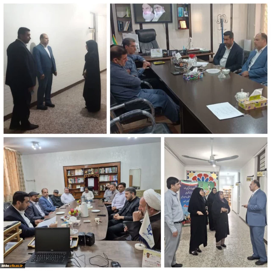 بازدید مدیر حراست دانشگاه فرهنگیان خوزستان از مراکز شمال استان  2