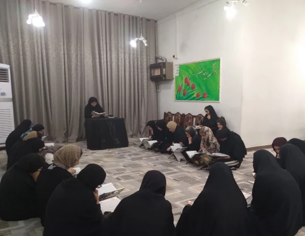 مراسم وفات حضرت معصومه (س)در سرای دانشجویی حضرت خدیجه کبری (س) 2