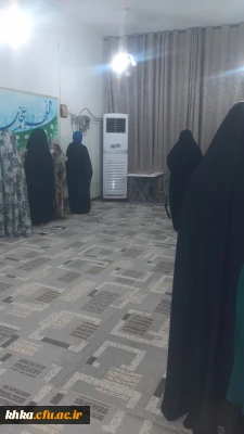 برگزاری دعای توسل در سرای دانشجویی مرکز آموزش عالی حضرت خدیجه کبری (س) دزفول