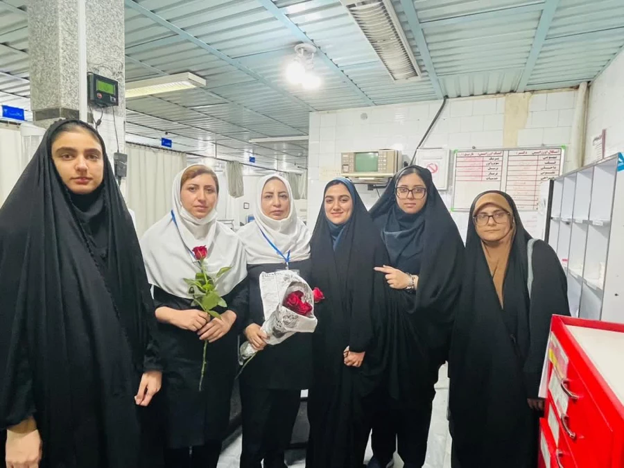 حضور در بیمارستان نبوی به مناسبت روز پرستار 3