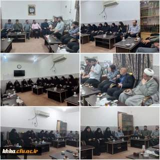 دیدار جمعی از مسولان حوزه ها و پایگاه های بسیج دانشجویی دانشگاه های  دزفول با امام جمعه دزفول