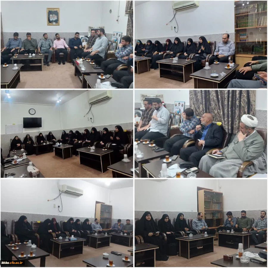 دیدار جمعی از مسولان حوزه ها و پایگاه های بسیج دانشجویی دانشگاه های  دزفول با امام جمعه دزفول 2
