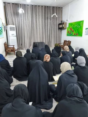 برگزاری مراسم معنوی دعای کمیل در سرای دانشجویی مرکز آموزش عالی حضرت خدیجه کبری(س) دزفول 4