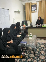 برگزاری جلسه سرپرست با اعضای شورای صنفی در دفتر سرپرستی سرای دانشجویی مرکز حضرت خدیجه کبری(س) 2