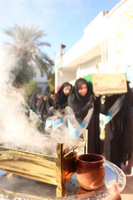 برگزاری مراسم آیین استقبال از پیکر مطهر شهید گمنام در مرکز آموزش عالی حضرت خدیجه کبری (س) دزفول 3