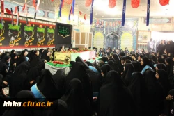 برگزاری مراسم آیین استقبال از پیکر مطهر شهید گمنام در مرکز آموزش عالی حضرت خدیجه کبری (س) دزفول 4