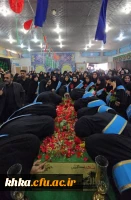 برگزاری مراسم آیین استقبال از پیکر مطهر شهید گمنام در مرکز آموزش عالی حضرت خدیجه کبری (س) دزفول 8
