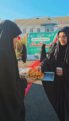 برگزاری مراسم آیین استقبال از پیکر مطهر شهید گمنام در مرکز آموزش عالی حضرت خدیجه کبری (س) دزفول 11