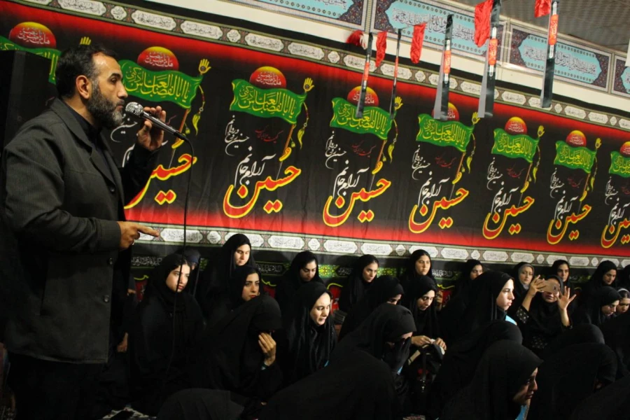 برگزاری مراسم آیین استقبال از پیکر مطهر شهید گمنام در مرکز آموزش عالی حضرت خدیجه کبری (س) دزفول 3